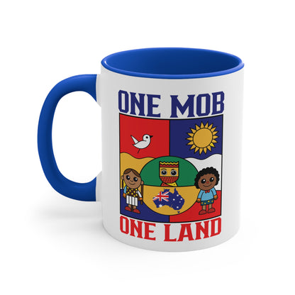 One Mob One Land Mug | Multicultural Aussie Pride Coffee Cup | Unity & Diversity Australia Accent Mug – BackToClassy