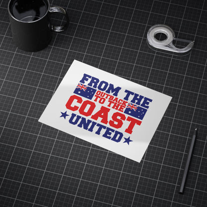 Outback to Coast Poster | Australian Unity Wall Art