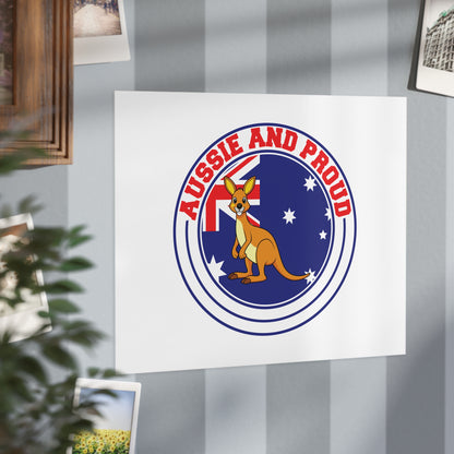 Aussie Pride Poster | Patriotic Australian Wall Art
