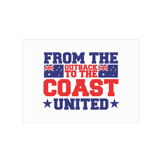 Outback to Coast Poster | Australian Unity Wall Art