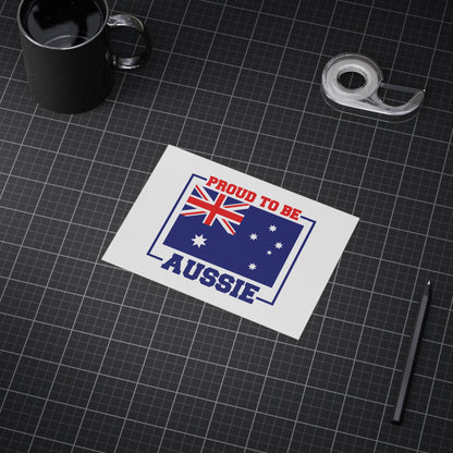 Proud Aussie Poster | Australian Pride Wall Art