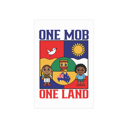 One Mob Poster | Australian Unity & Aboriginal Heritage Wall Art