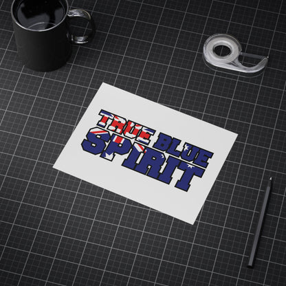 True Blue Poster | Australian Pride Wall Art