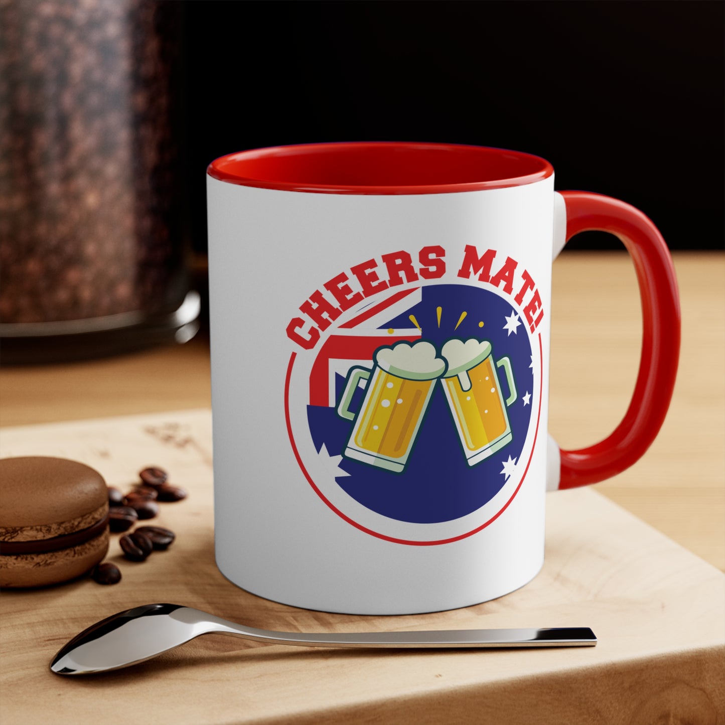 Cheers Mate Mug | Fun Aussie Coffee Cup