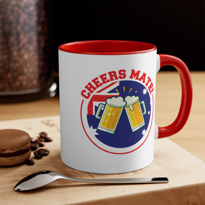 Cheers Mate Mug | Fun Aussie Coffee Cup