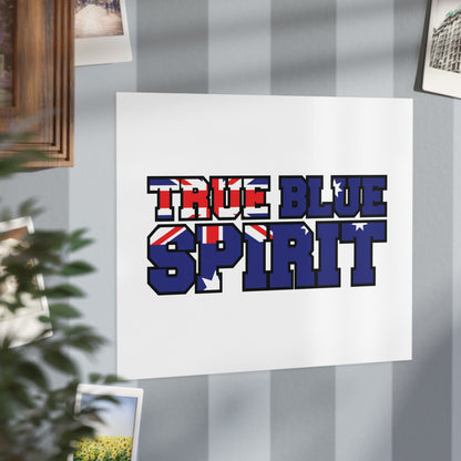 True Blue Poster | Australian Pride Wall Art