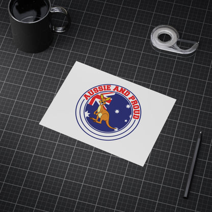 Aussie Pride Poster | Patriotic Australian Wall Art