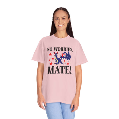 No Worries Mate! T-Shirt | Aussie Pride Unisex Tee | Australian Spirit Shirt – BackToClassy