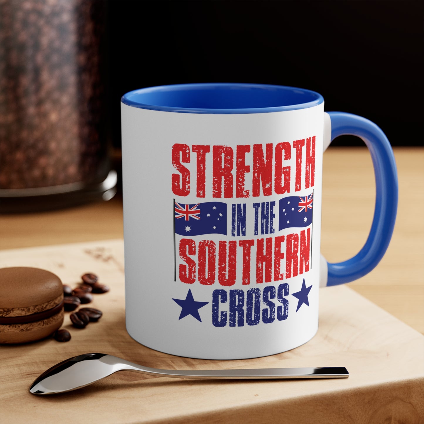 Strength in the Southern Cross Mug | Aussie Pride Accent Coffee Cup | Australian Unity & Spirit Gift – BackToClassy