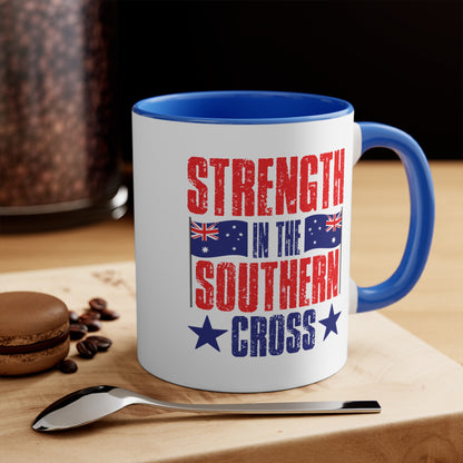 Strength in the Southern Cross Mug | Aussie Pride Accent Coffee Cup | Australian Unity & Spirit Gift – BackToClassy