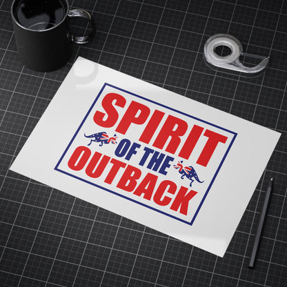 Outback Spirit Poster | Australian Heritage Wall Art