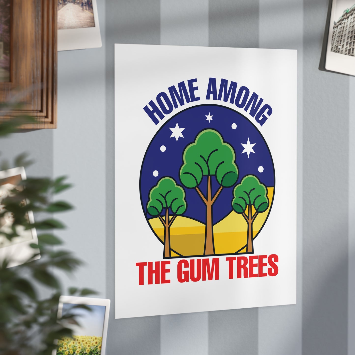 Gum Trees Poster | Australian Nature Wall Art