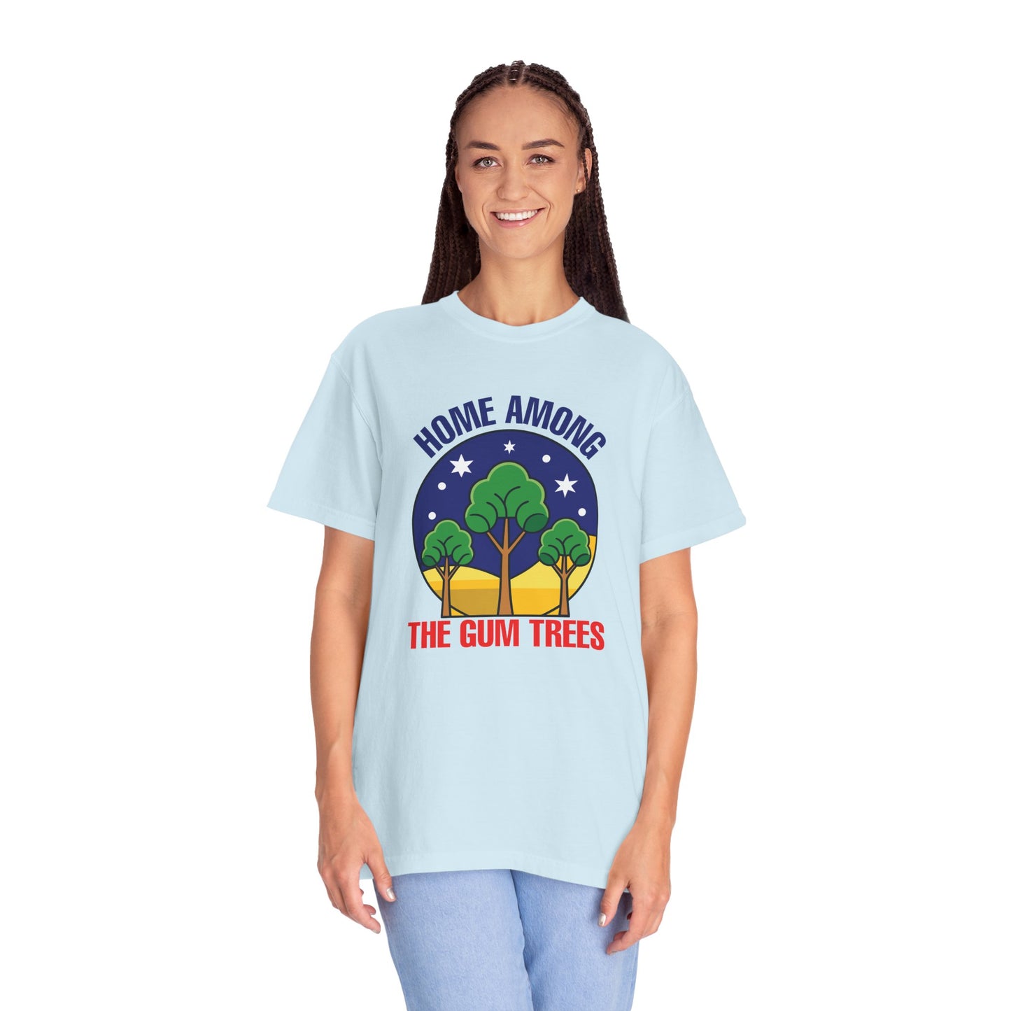 Home Among The Gum Trees T-Shirt | Aussie Pride Unisex Tee | Australian Spirit Shirt – BackToClassy