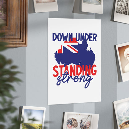 Down Under Poster | Australian Pride Wall Art