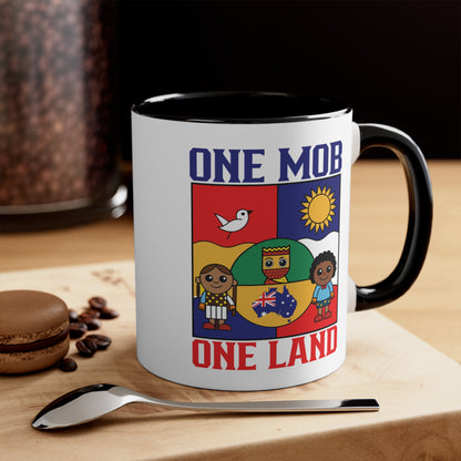 One Mob One Land Mug | Multicultural Aussie Pride Coffee Cup | Unity & Diversity Australia Accent Mug – BackToClassy