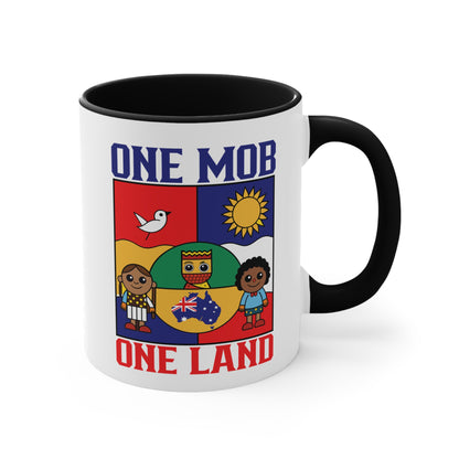 One Mob One Land Mug | Multicultural Aussie Pride Coffee Cup | Unity & Diversity Australia Accent Mug – BackToClassy