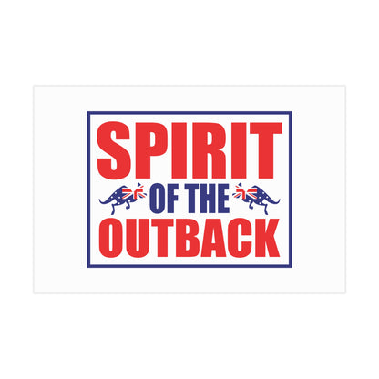 Outback Spirit Poster | Australian Heritage Wall Art
