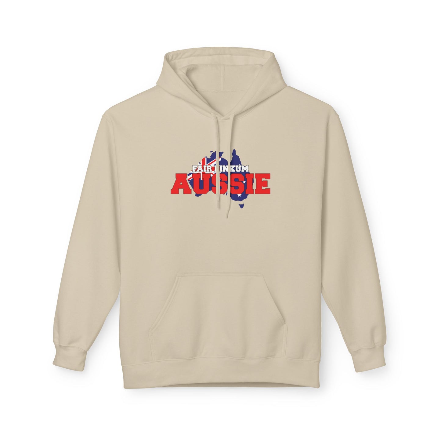 Fair Dinkum Aussie Hoodie | Aussie Pride Unisex Fleece Hoodie | Australian Spirit Sweatshirt – BackToClassy
