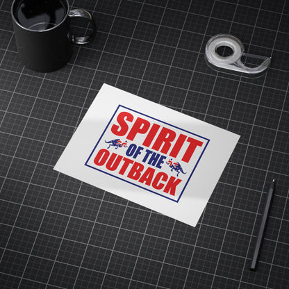 Outback Spirit Poster | Australian Heritage Wall Art