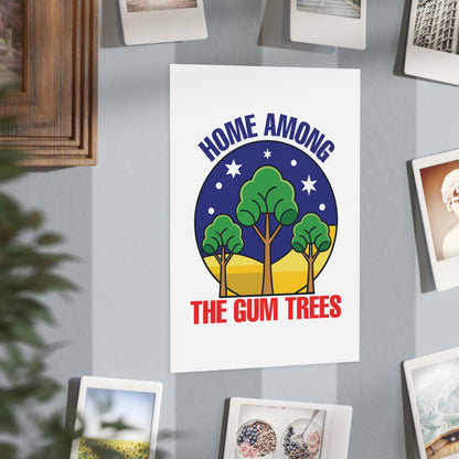 Gum Trees Poster | Australian Nature Wall Art