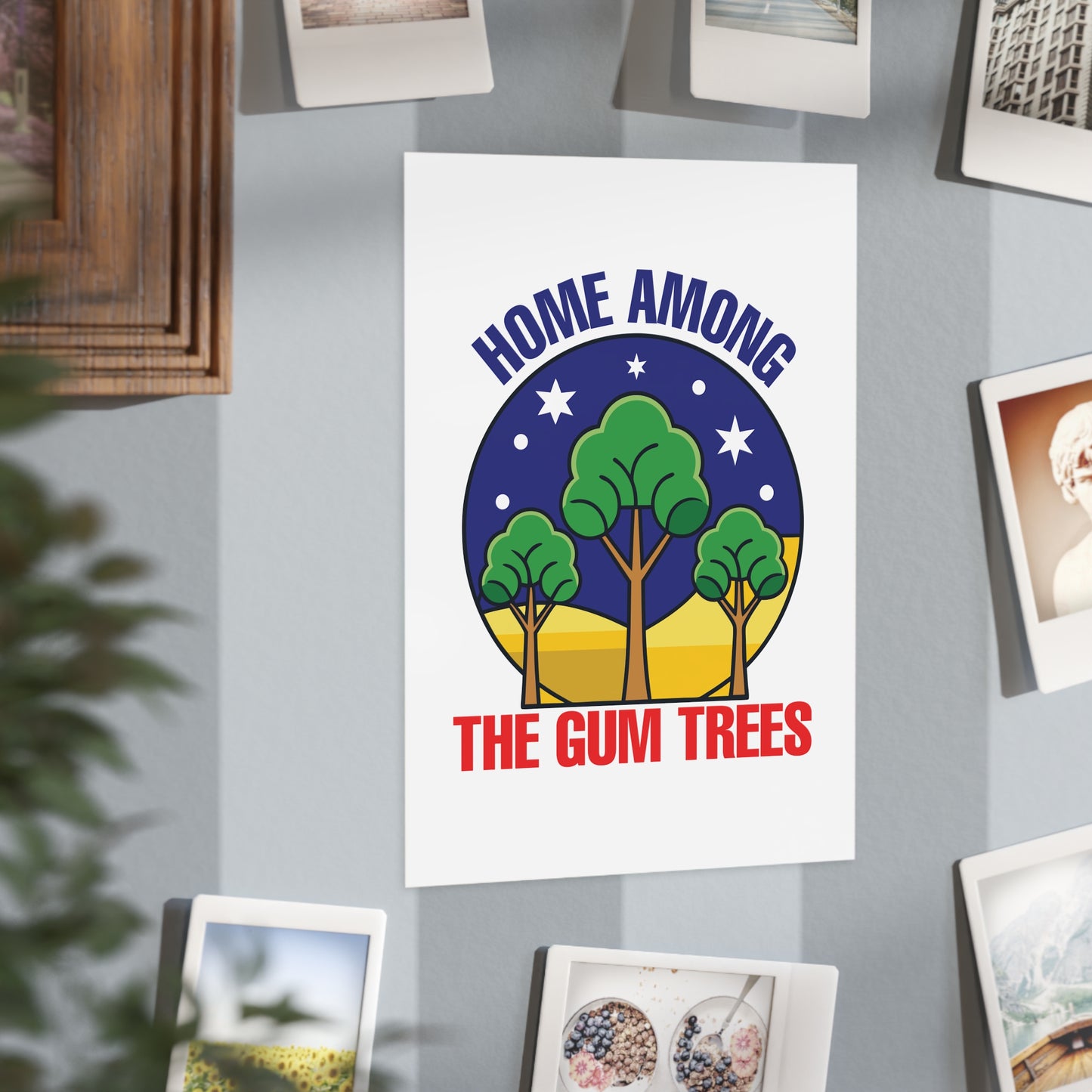 Gum Trees Poster | Australian Nature Wall Art