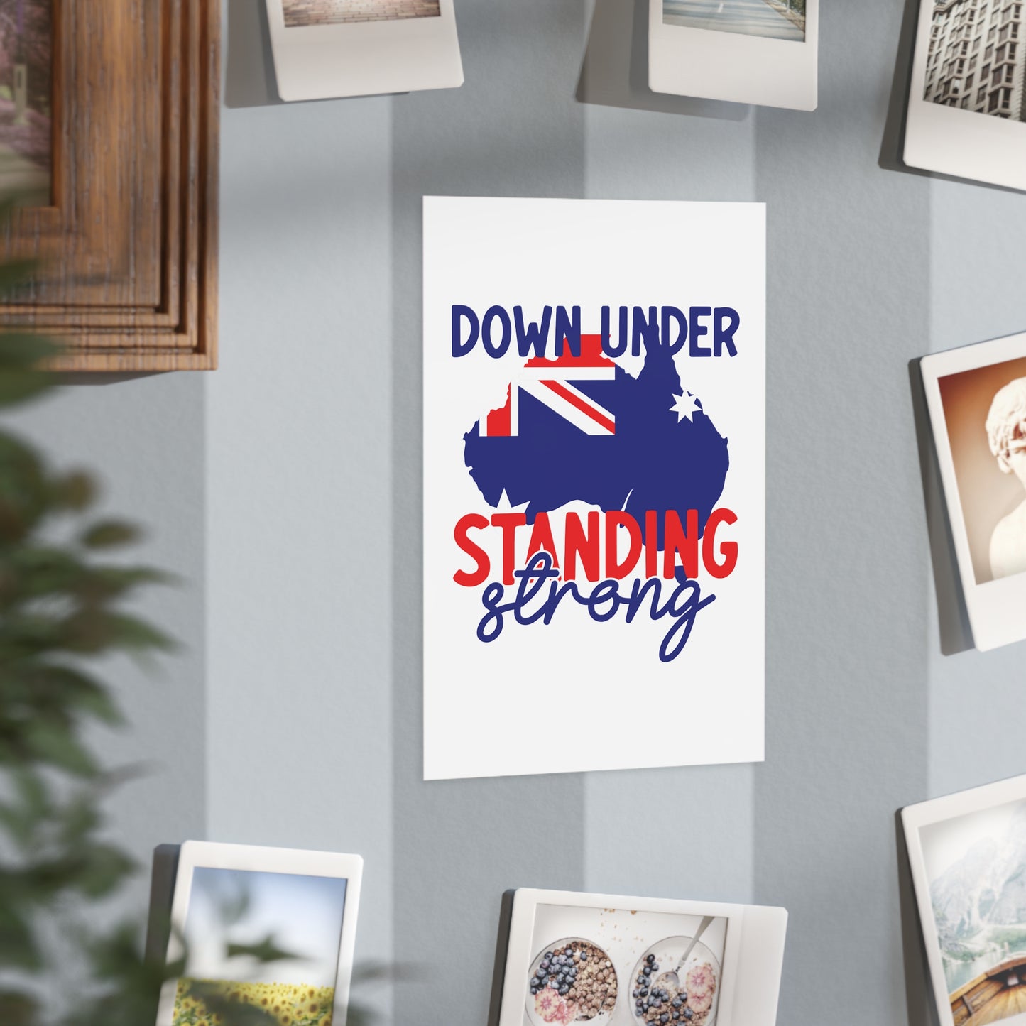 Down Under Poster | Australian Pride Wall Art