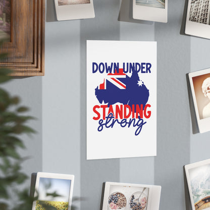 Down Under Poster | Australian Pride Wall Art