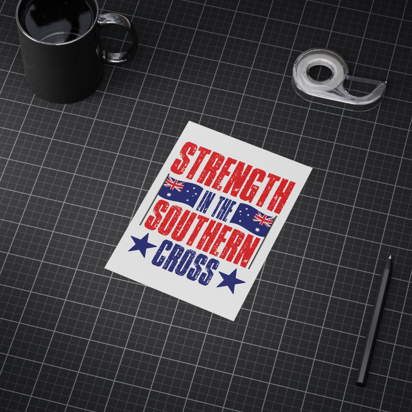 Southern Cross Poster | Australian Pride Wall Art