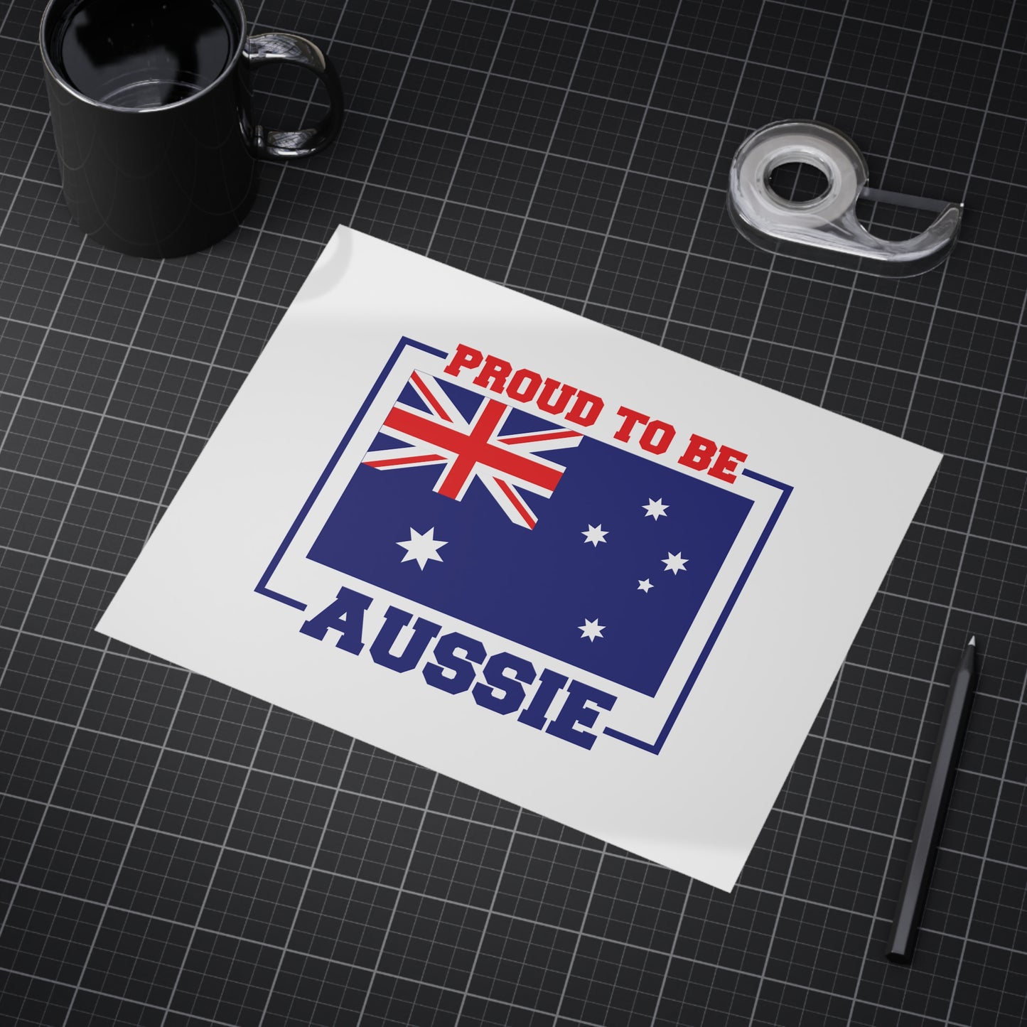 Proud Aussie Poster | Australian Pride Wall Art