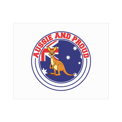 Aussie Pride Poster | Patriotic Australian Wall Art