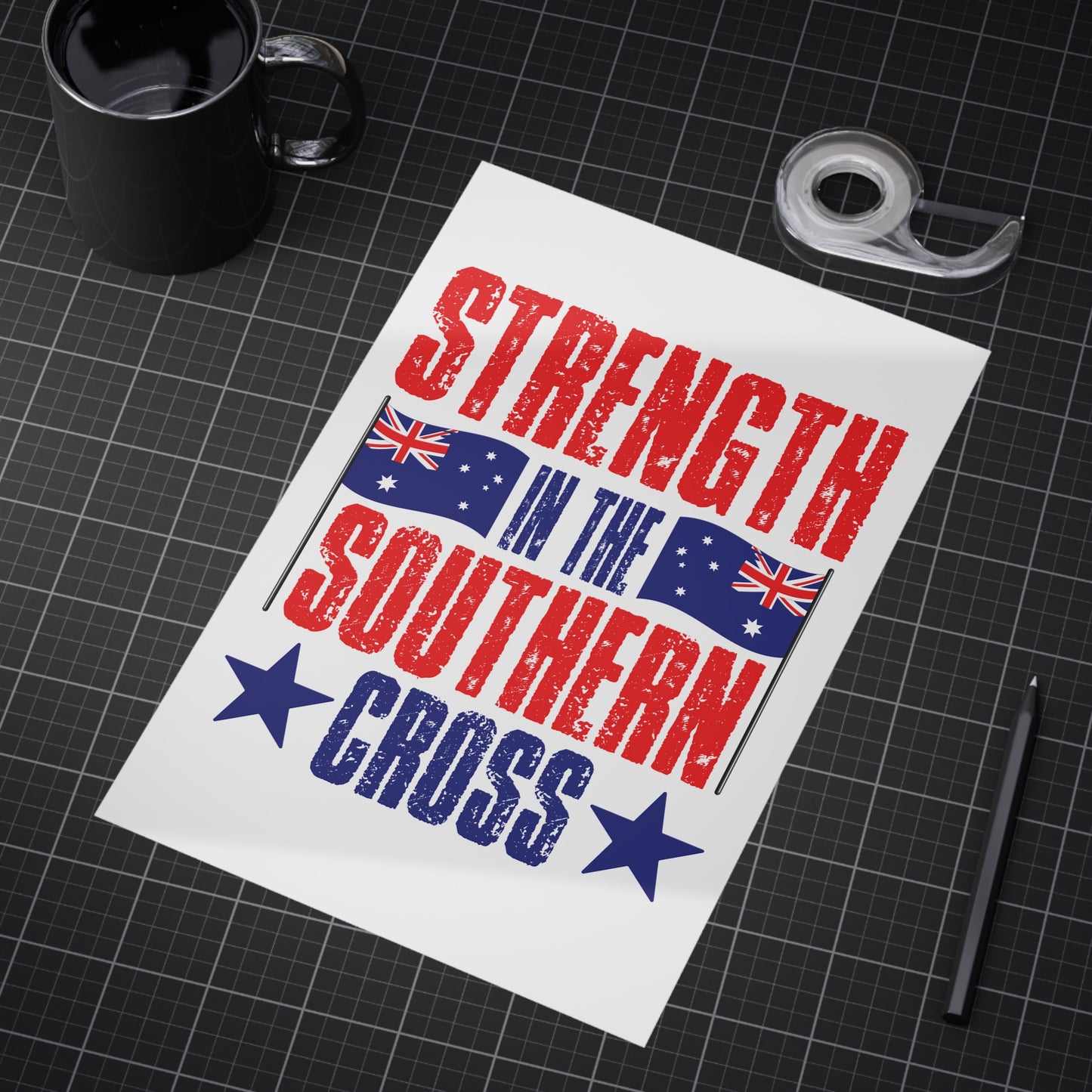 Southern Cross Poster | Australian Pride Wall Art