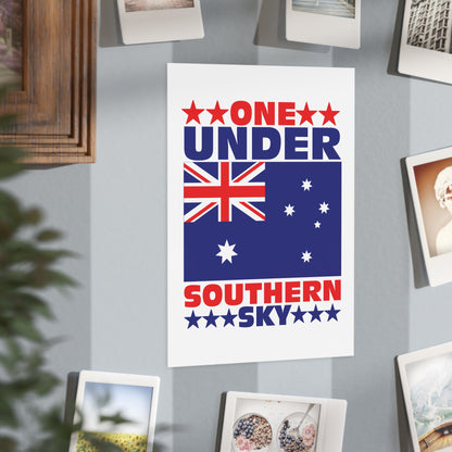 Southern Sky Poster | Australian Unity Wall Art