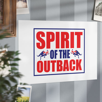 Outback Spirit Poster | Australian Heritage Wall Art