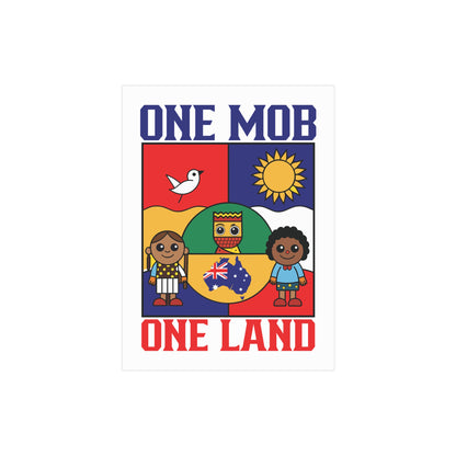 One Mob Poster | Australian Unity & Aboriginal Heritage Wall Art