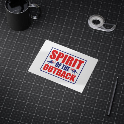 Outback Spirit Poster | Australian Heritage Wall Art