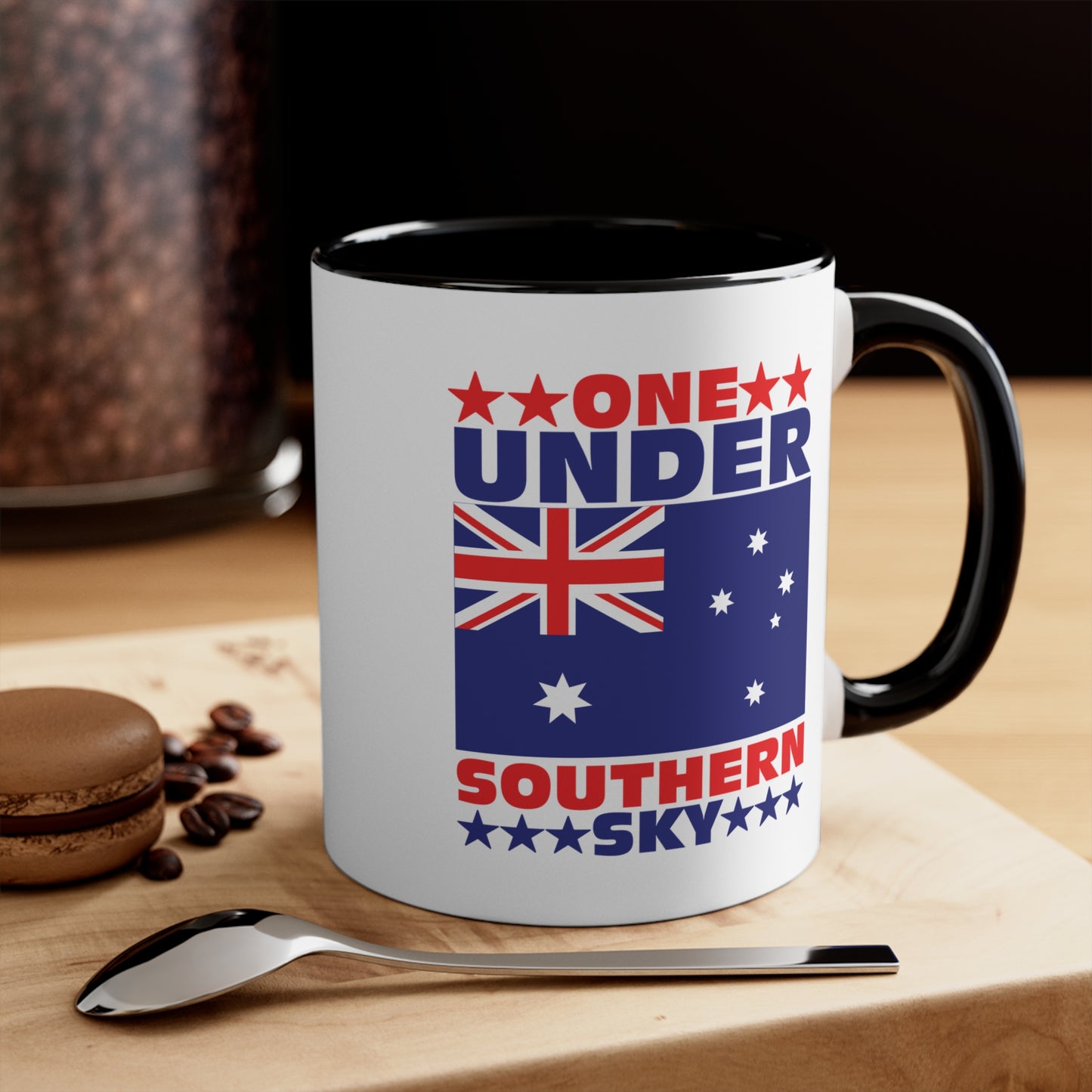 One Under Southern Sky Mug | Aussie Pride Accent Coffee Cup | Australian Unity & Spirit Gift – BackToClassy