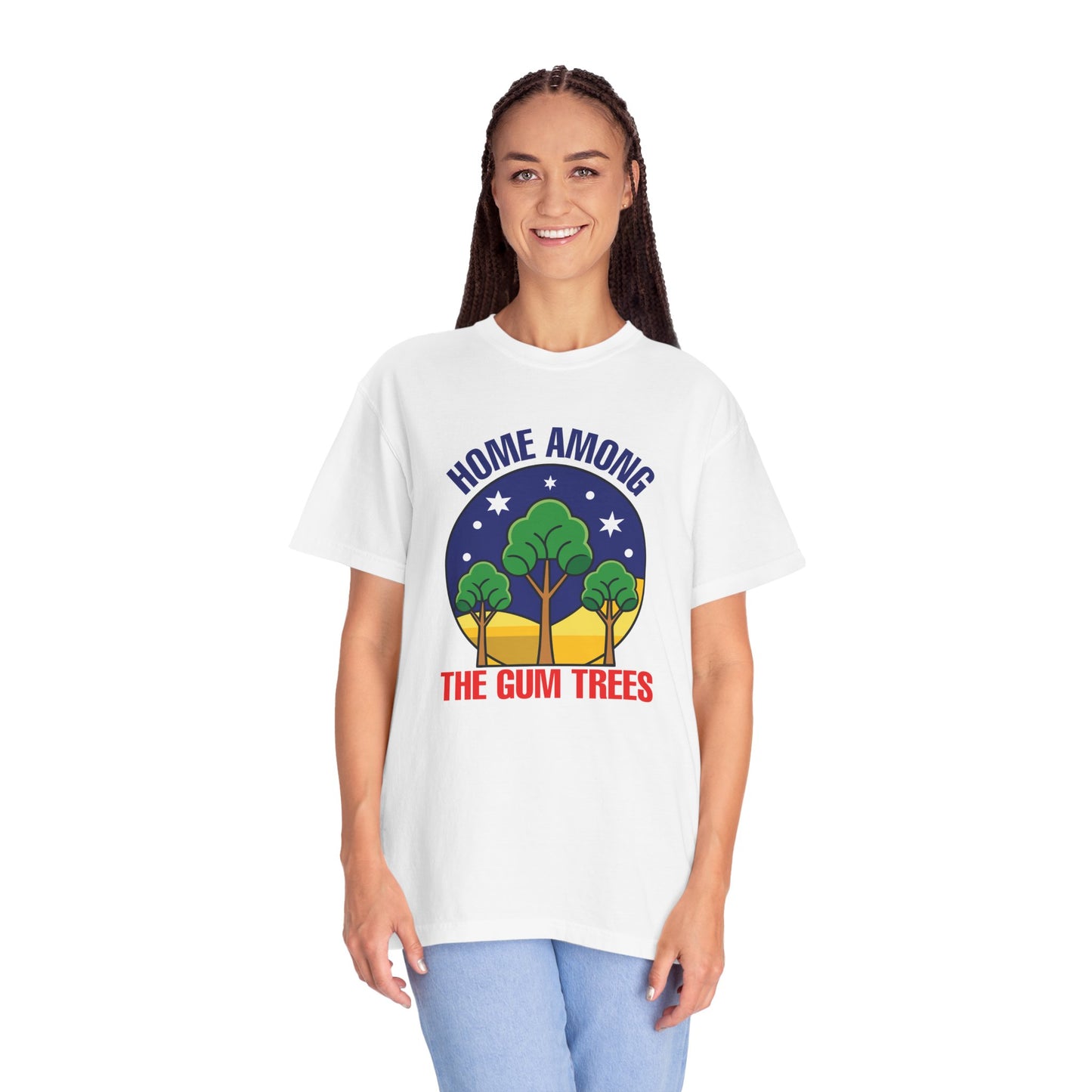 Home Among The Gum Trees T-Shirt | Aussie Pride Unisex Tee | Australian Spirit Shirt – BackToClassy