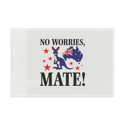 No Worries Mate Flag | Fun Aussie Pride