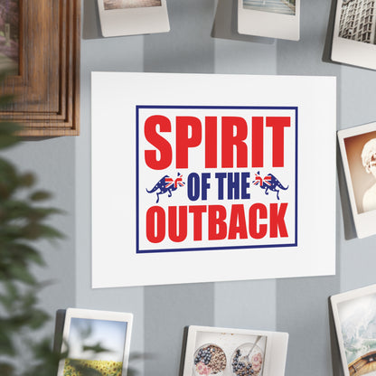 Outback Spirit Poster | Australian Heritage Wall Art