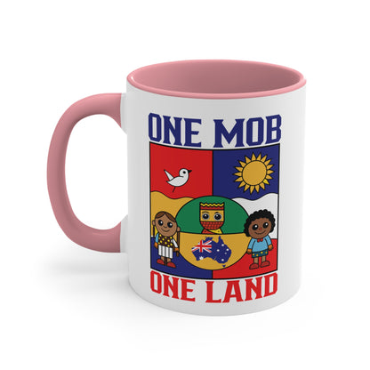 One Mob One Land Mug | Multicultural Aussie Pride Coffee Cup | Unity & Diversity Australia Accent Mug – BackToClassy