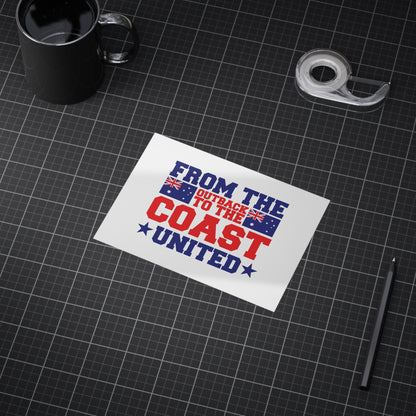 Outback to Coast Poster | Australian Unity Wall Art