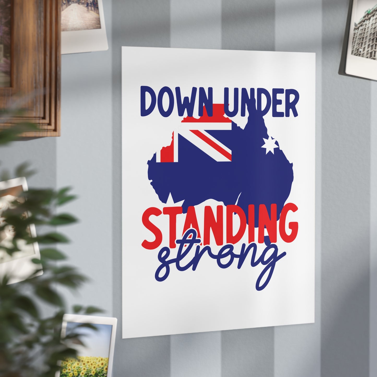 Down Under Poster | Australian Pride Wall Art