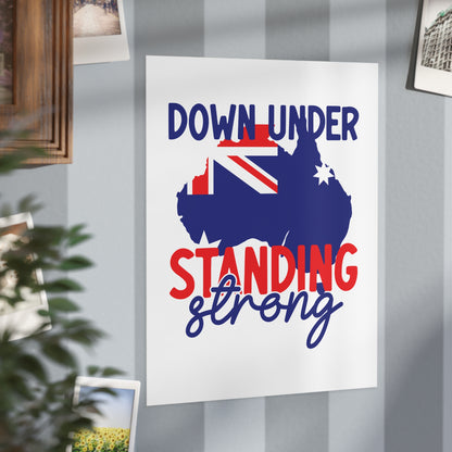 Down Under Poster | Australian Pride Wall Art