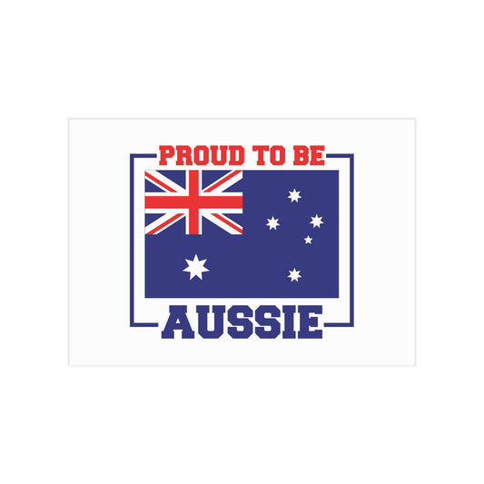 Proud Aussie Poster | Australian Pride Wall Art