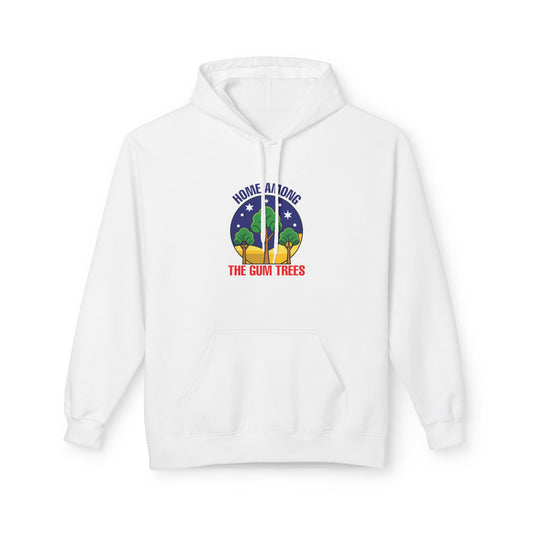 Home Among The Gum Trees Hoodie | Aussie Pride Unisex Fleece Hoodie | Australian Spirit Sweatshirt – BackToClassy