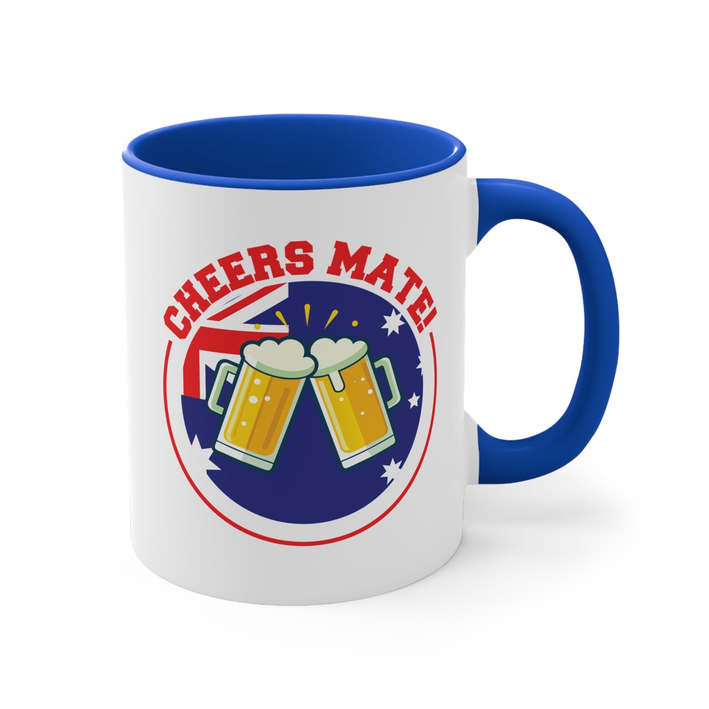 Cheers Mate Mug | Fun Aussie Coffee Cup