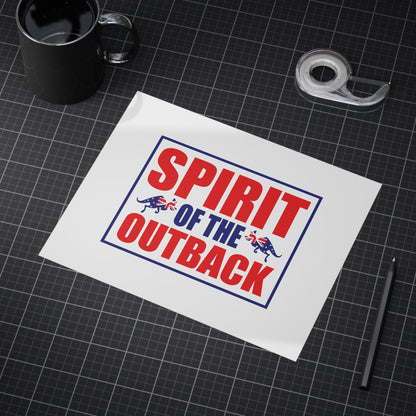 Outback Spirit Poster | Australian Heritage Wall Art