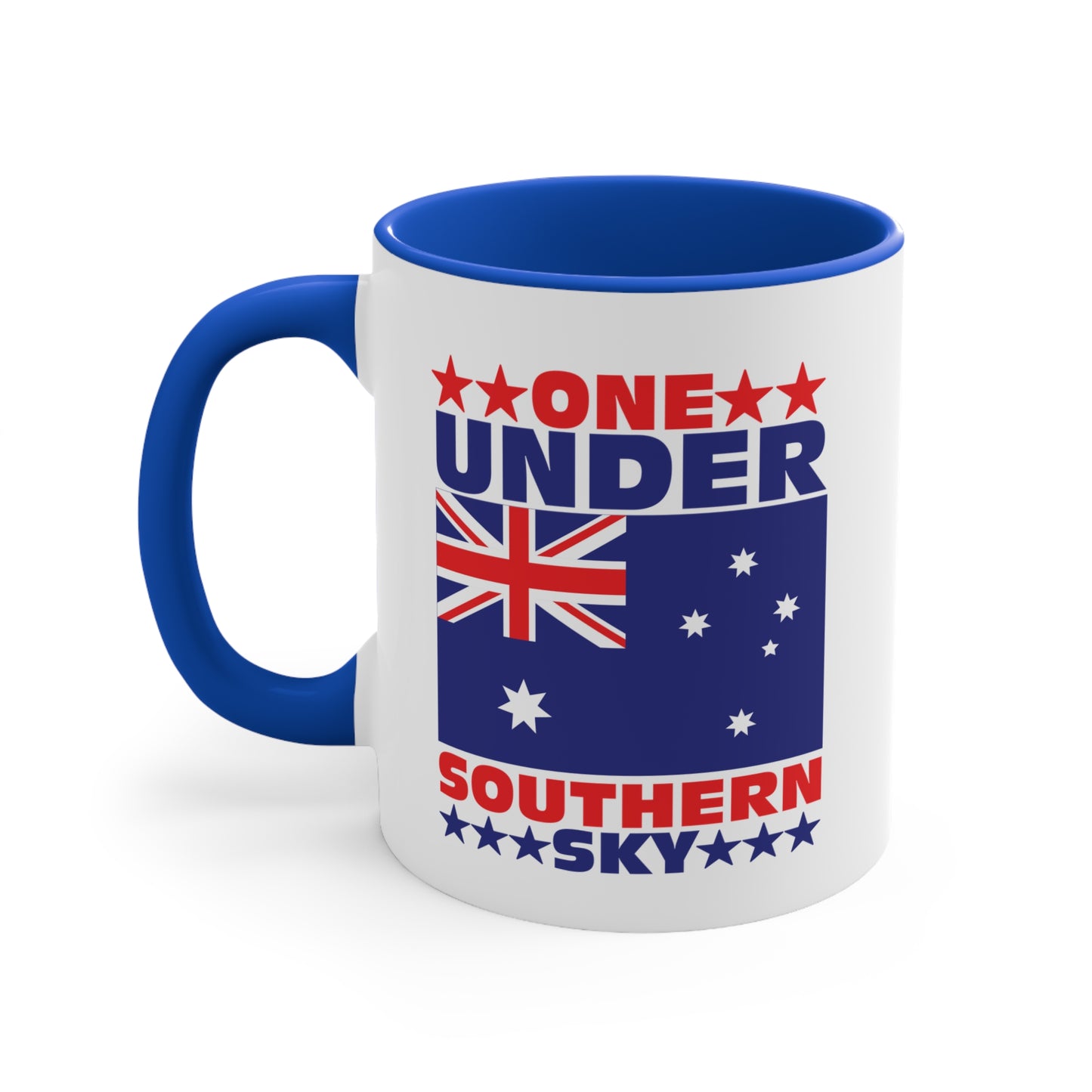 One Under Southern Sky Mug | Aussie Pride Accent Coffee Cup | Australian Unity & Spirit Gift – BackToClassy