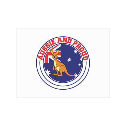 Aussie Pride Poster | Patriotic Australian Wall Art