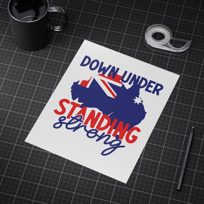 Down Under Poster | Australian Pride Wall Art